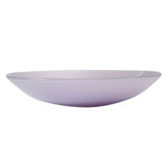Large and Unusual Pale Lavender Barovier  Bowl