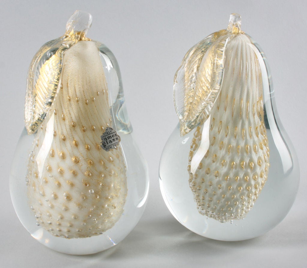 Collection of Italian Glass Pears and Apples 2