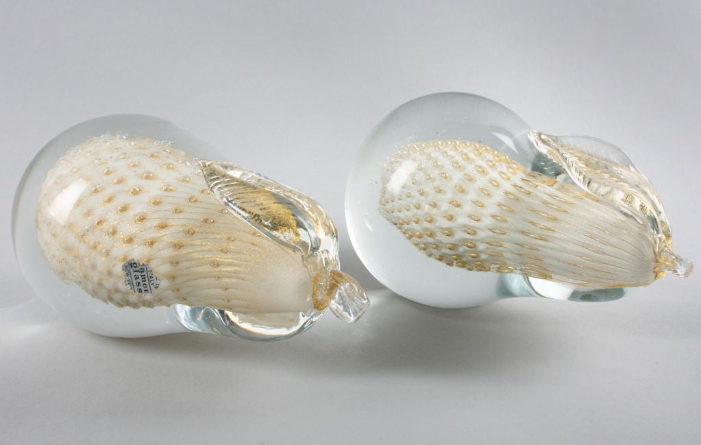 Collection of Italian Glass Pears and Apples 3
