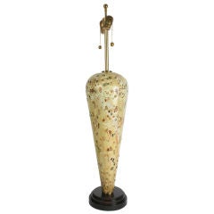 Large and Unusual Barovier Italian Glass Lamp