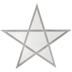 Polished Iron Star Mirror