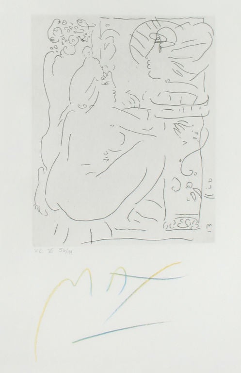 Peter Max Homage to Picasso Volume II numbers  5-8 6
