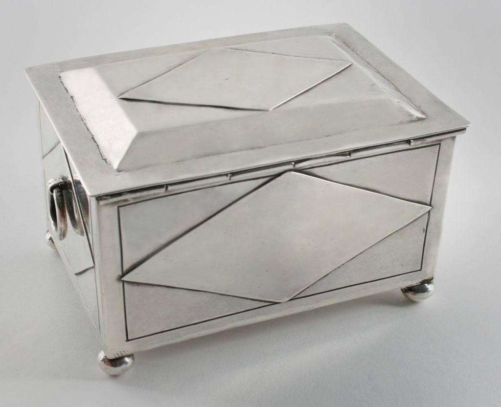 Mid-20th Century Early  Rare Spratling Sterling Silver Box