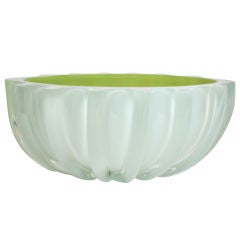 Large Salviati Italian Glass Bowl