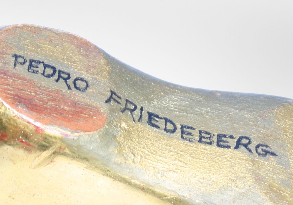 Pedro Friedeberg Gold Gilt Hand Foot  Chair Sculpture 2