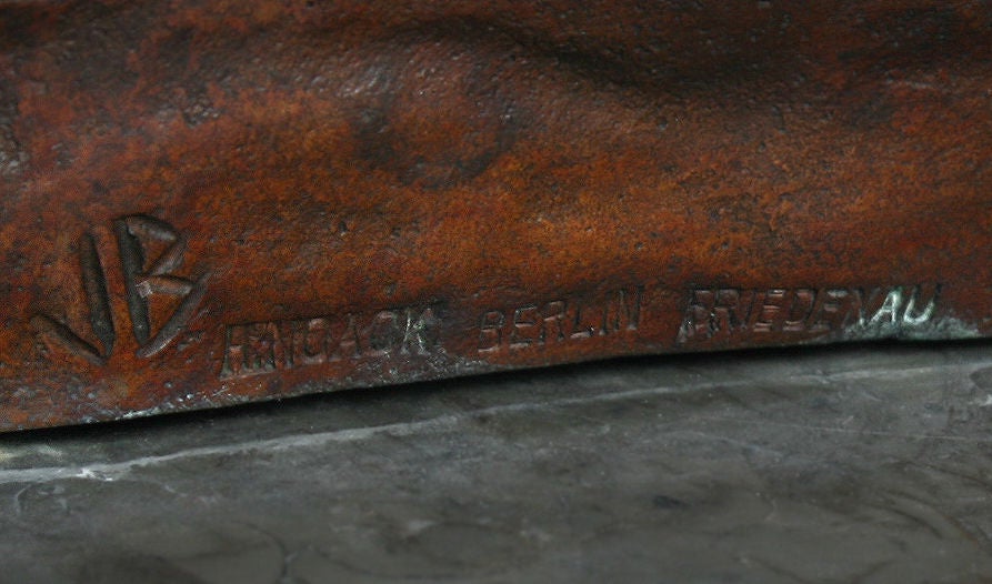 20th Century Reclining Nude by JB For Sale