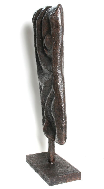 American Curvaceous Rectangular Sculpture For Sale