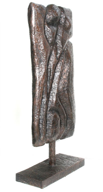 Mid-20th Century Curvaceous Rectangular Sculpture For Sale