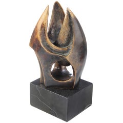 Eladio Gonzalez Bronze Brutalist Sculpture
