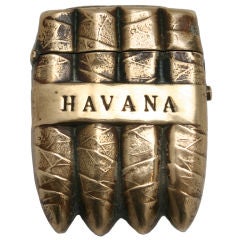 Havana Cigar Match Safe