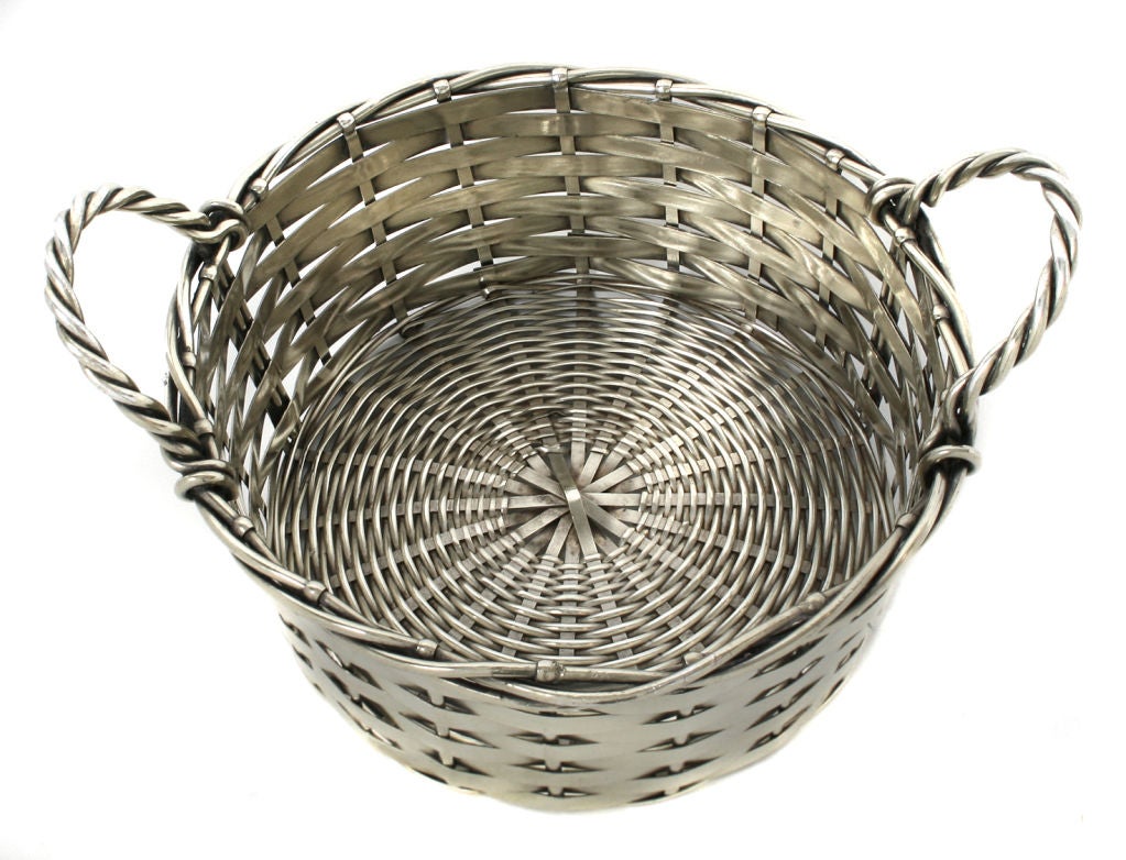 Large Christofle Woven Basket