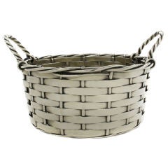 Large Christofle Woven Basket