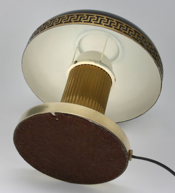 Brass Art Deco Table Lamp