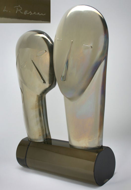 Italian Loredano Rosin Glass Sculpture