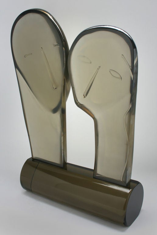 Loredano Rosin Glass Sculpture In Excellent Condition In Chicago, IL
