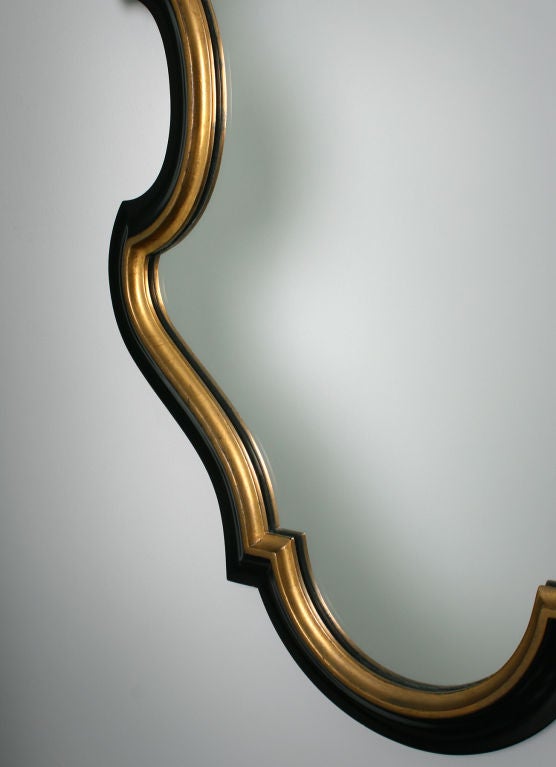This mirror was sold at Marshall Fields, probably in the 1950's-60's.