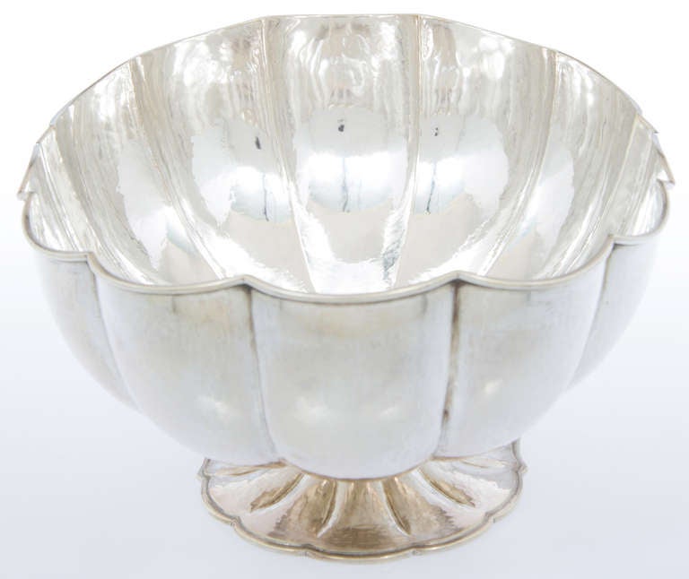 This is a beautifully proportioned sterling silver bowl.