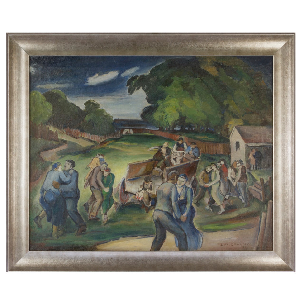 Dancing in the Field by Louis Grumieaux For Sale