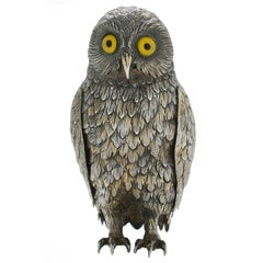 Sterling Silver Owl by Israel Freeman