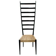 Gio Ponti Style Ladder Back Chair