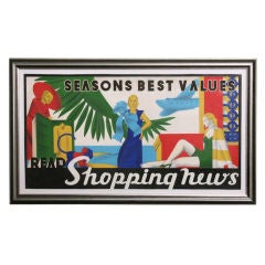 Original Art Deco  Advertising Art