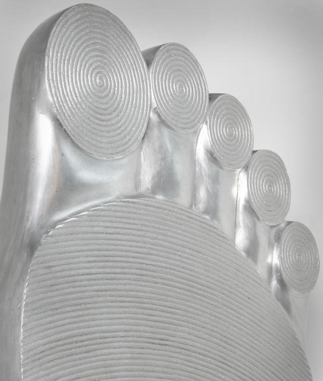 Late 20th Century Fabulous Pair of  Sculptural Feet  End Tables or Stools