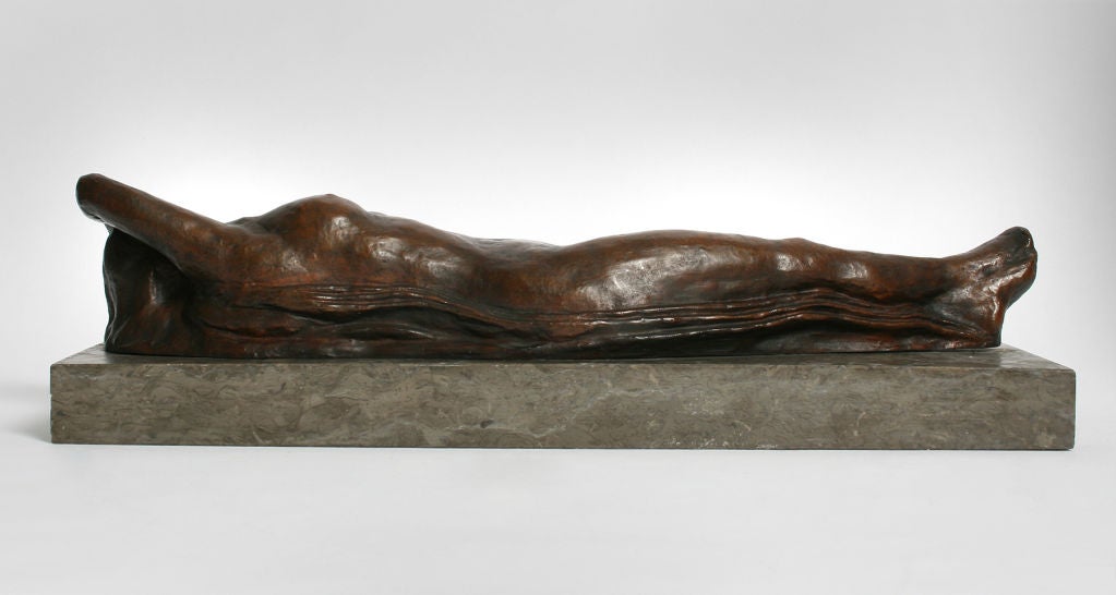 Reclining Nude by JB In Excellent Condition For Sale In Chicago, IL