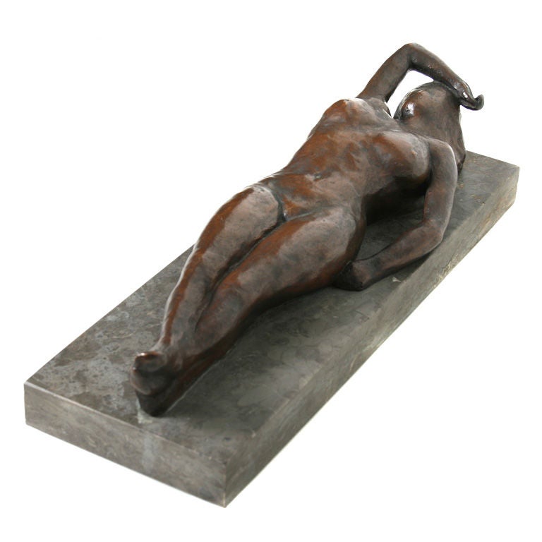 Reclining Nude by JB For Sale