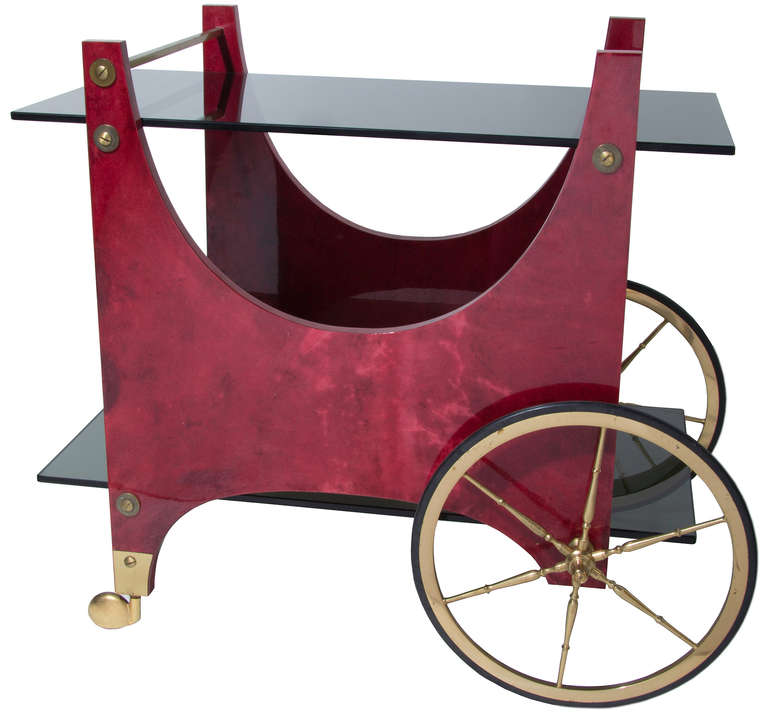 Aldo Tura Bar Cart, Trolley