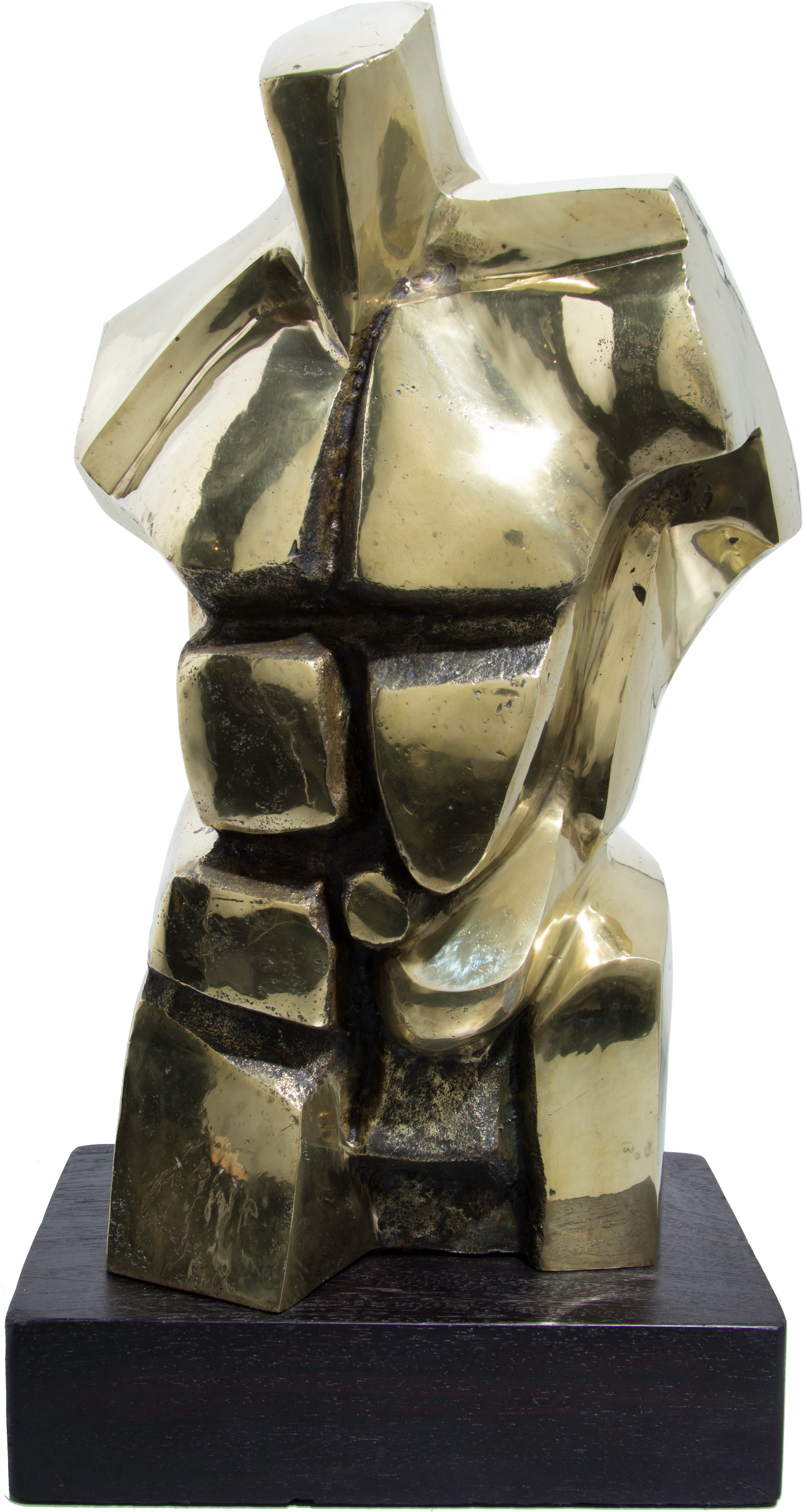 Large Bronze Male Torso