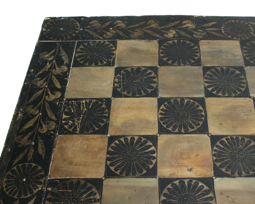 Bronze Minoan Style Chess Game