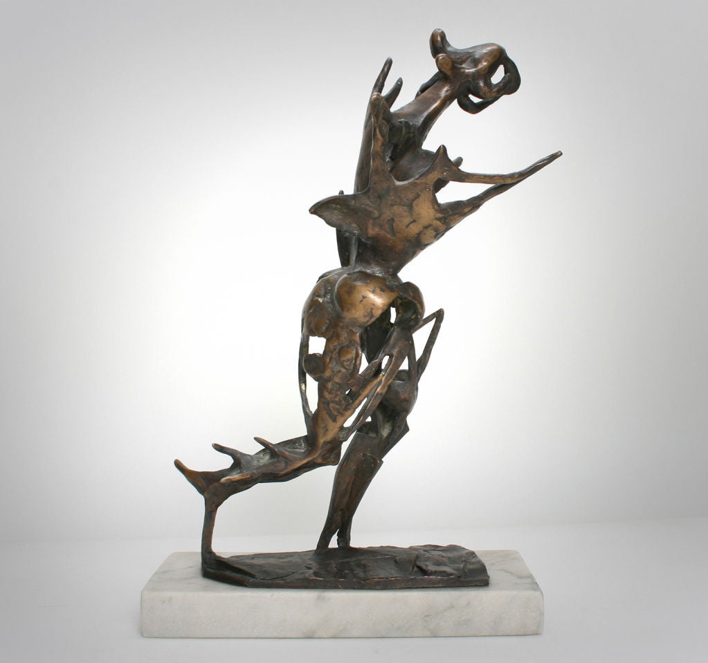 Mid-20th Century Early Bronze Sculpture by Abbott Pattison For Sale