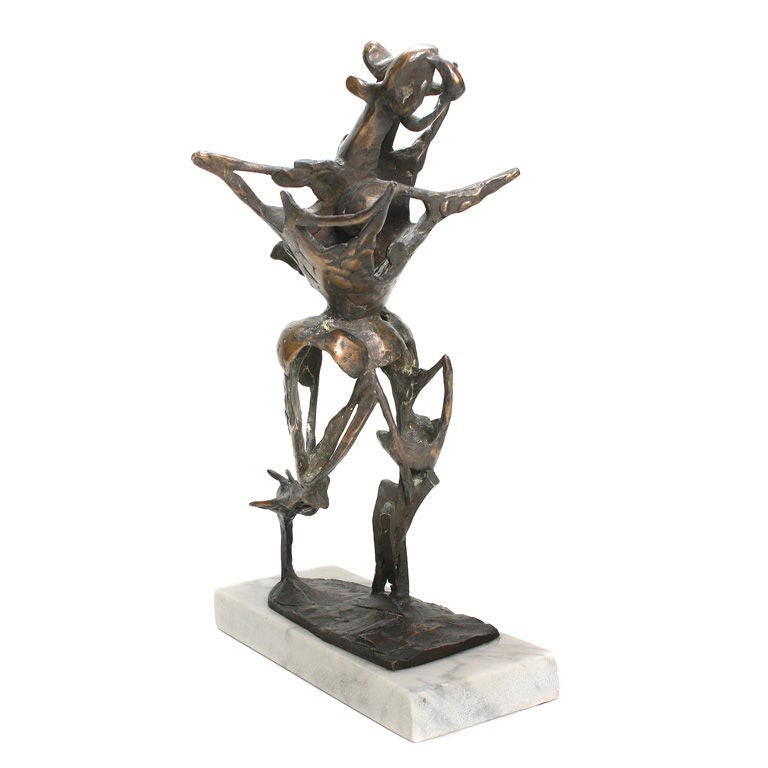 Early Bronze Sculpture by Abbott Pattison For Sale