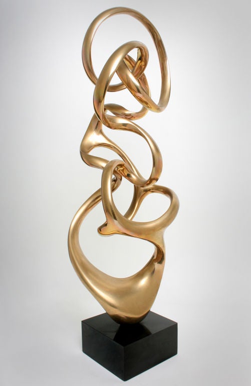 This is a fabulous sinuous sculpture that is interesting from all sides.