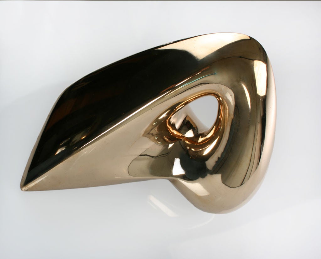 Polished Bronze Biomorphic Sculpture 1