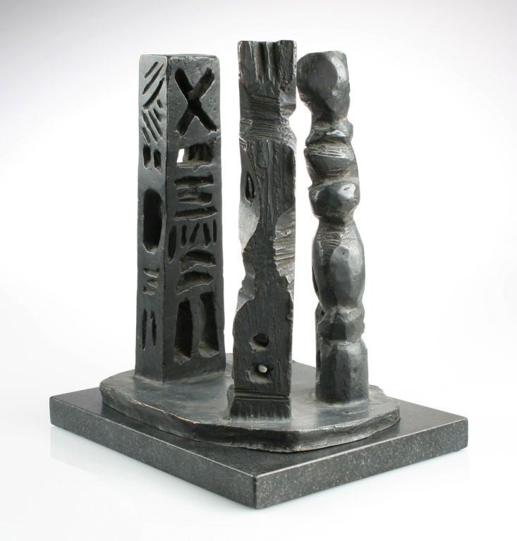 Abbott Pattison Bronze Sculpture "Chicago Totem"