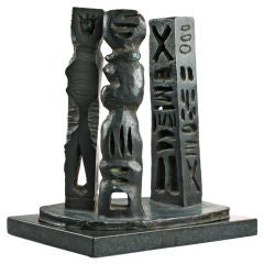 Abbott Pattison Bronze Sculpture "Chicago Totem"