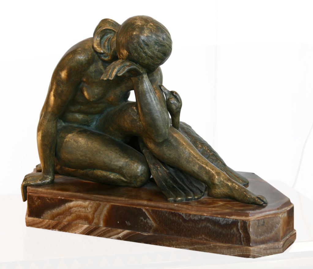 French Art Deco Bronze Sculpture 