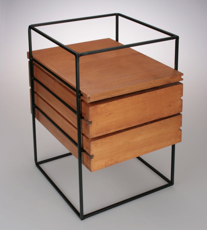 Mid-20th Century Unusual Two Drawer Widdicomb Box