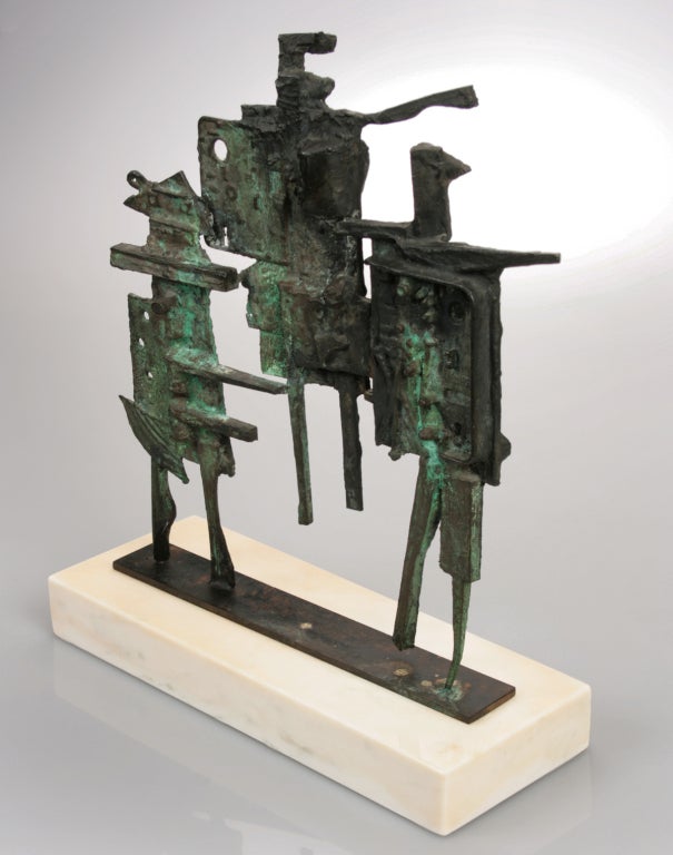 American Abbott Pattison Modernist Bronze Sculpture - 
