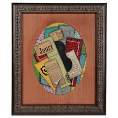 Cubist Painting Collage by Jean  Metzinger
