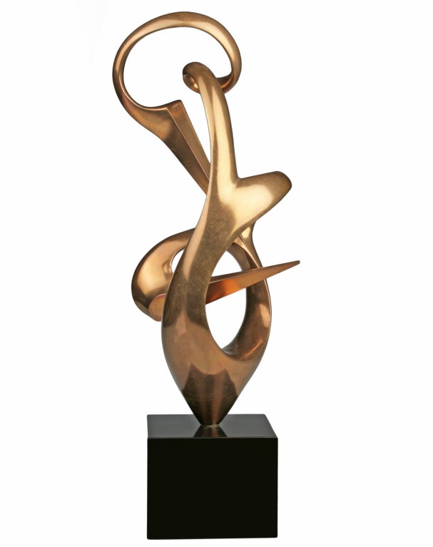 Bronze Modernist Sculpture by Antonio Grediaga Kieff 1