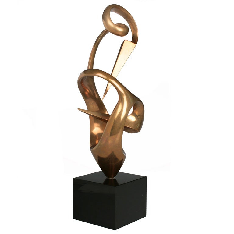 Bronze Modernist Sculpture by Antonio Grediaga Kieff