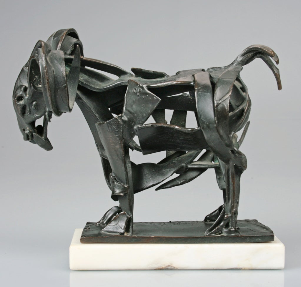 This is bronze sculpture, titled 
