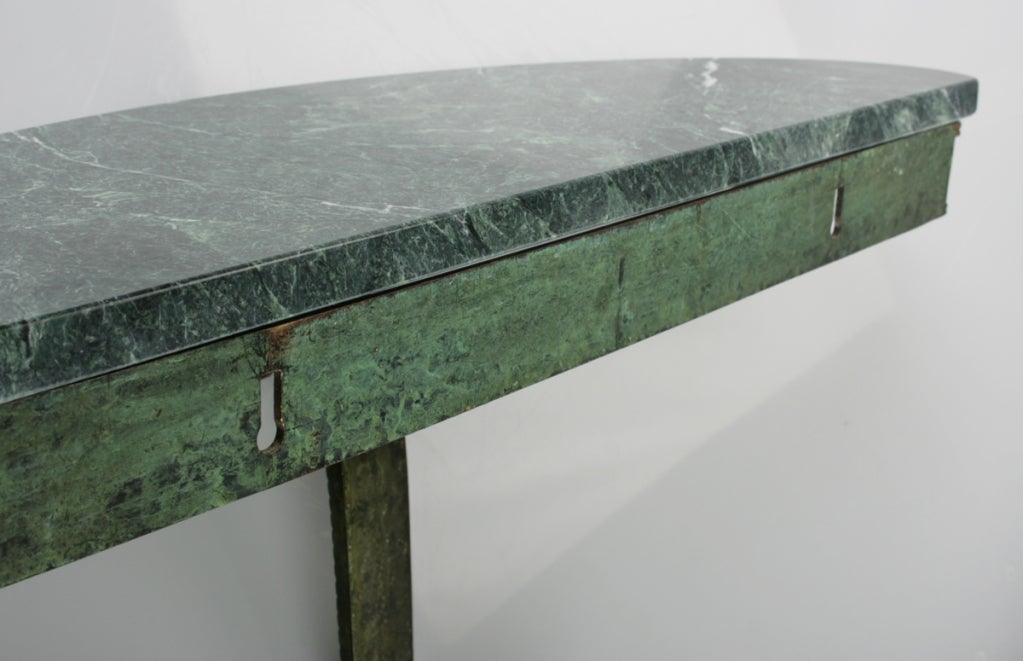 Mid-20th Century Art Deco Bronze Patinated Console in The Style of Carl Sorensen