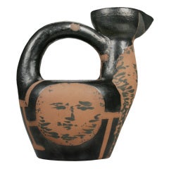 Pablo Picasso  "Centaur and Face" Ceramic Pitcher