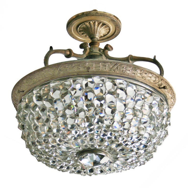 Optical Classic Crystal Chandelier at 1stdibs Optical Classic Crystal Chandelier at 1stdibs