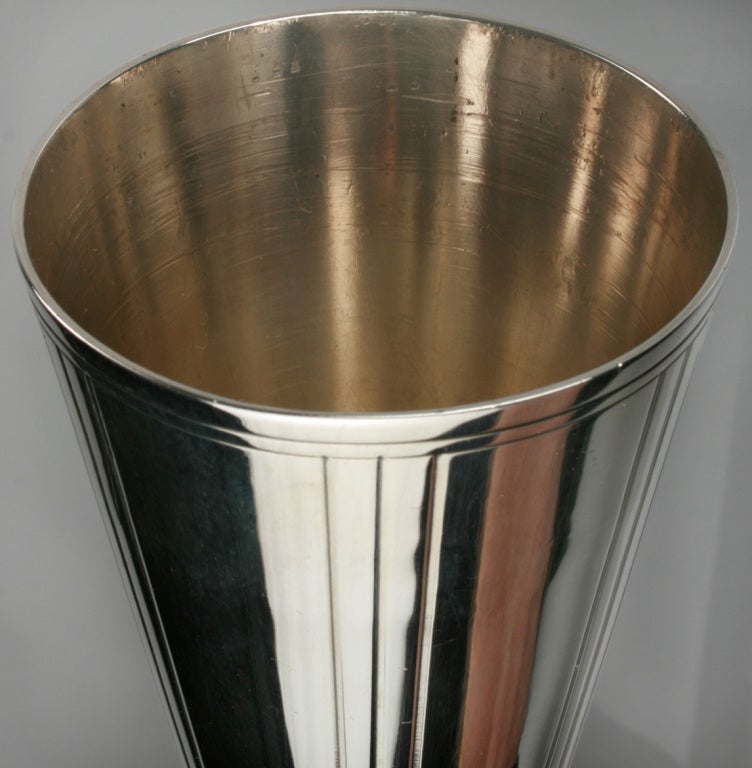 American Tiffany  Art Deco Sterling Silver Vase