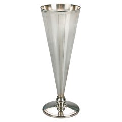 Vintage Tiffany  Art Deco Sterling Silver Vase
