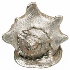 Large Silver  Clad King Helmut Shell